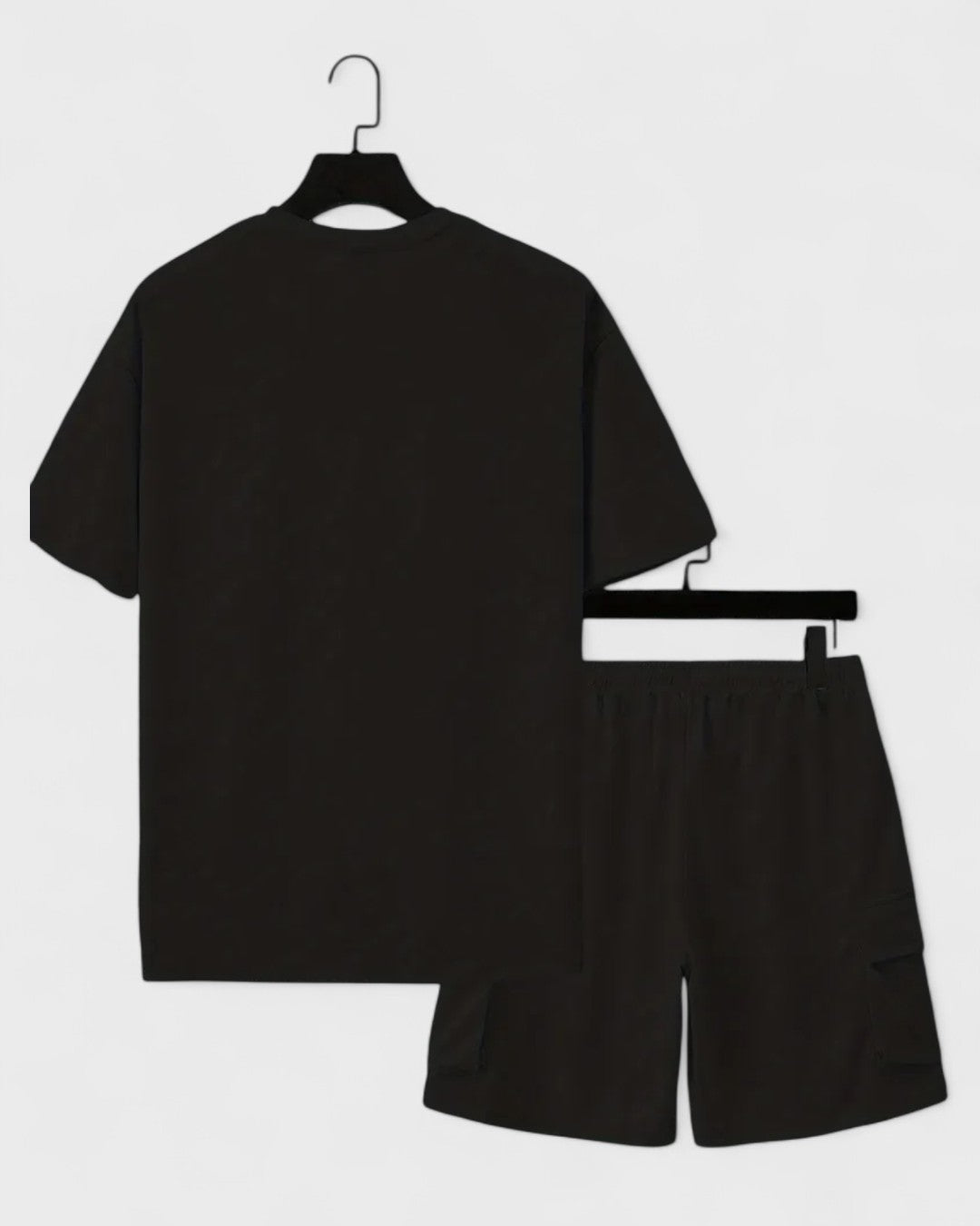 Ensemble t-shirt et short cargo homme