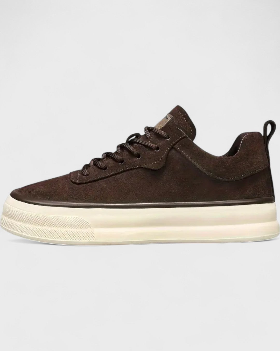 Baskets basses en suédine pour homme