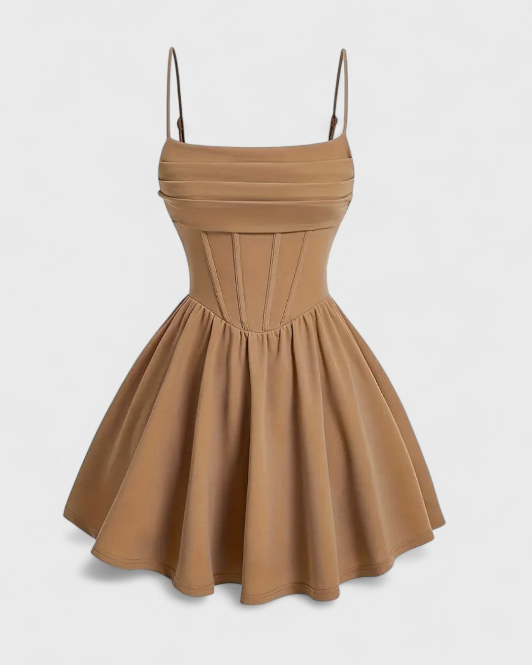 Héloïse | Robe bustier cintrée mi-longue