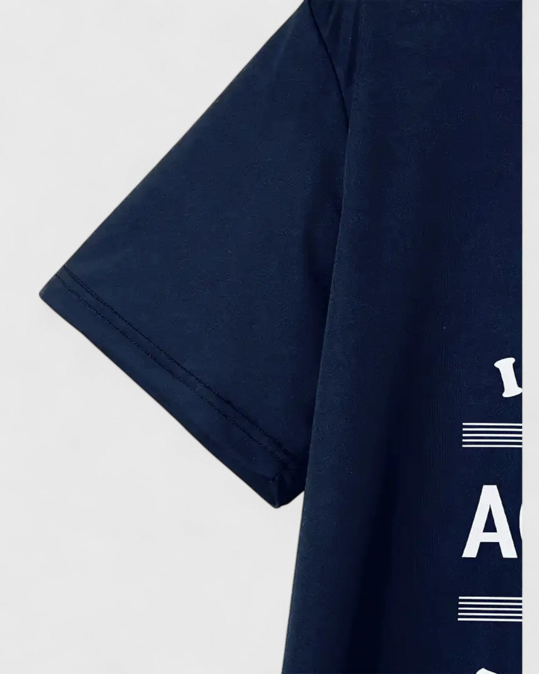 T-shirt à message imprimé