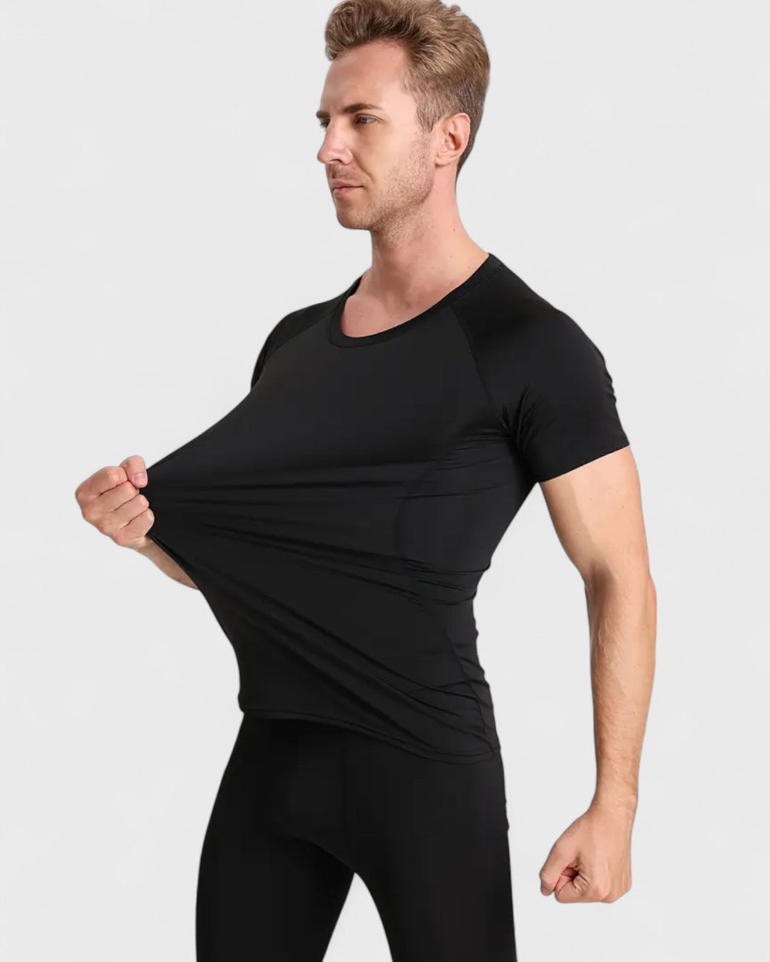 T-shirt de compression d'entraînement pour homme