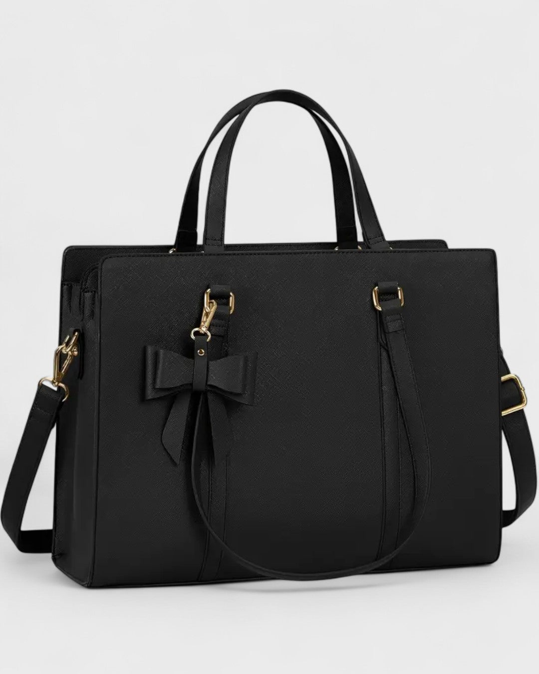 Sac cabas structuré avec nœud amovible