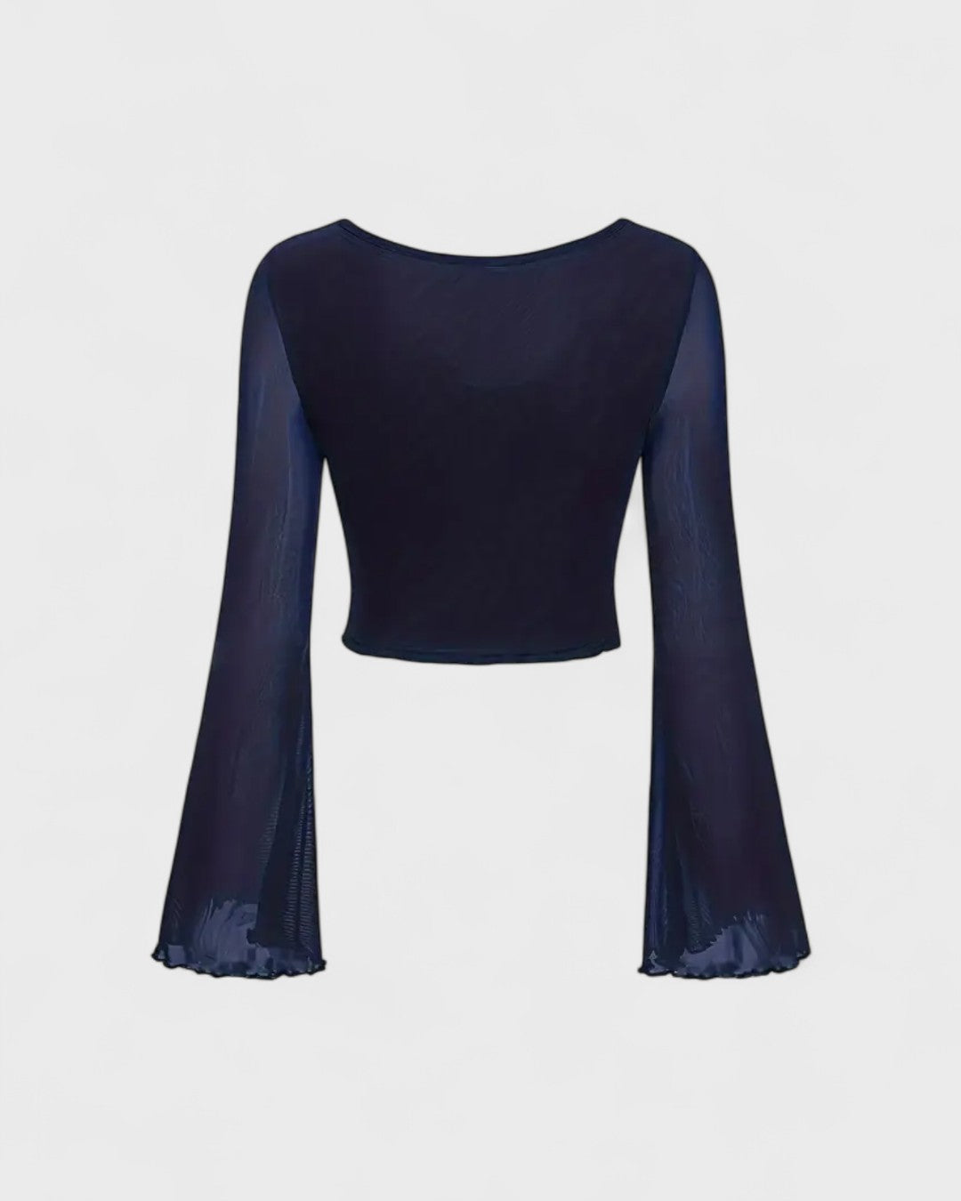 Haut manches évasées à nouer