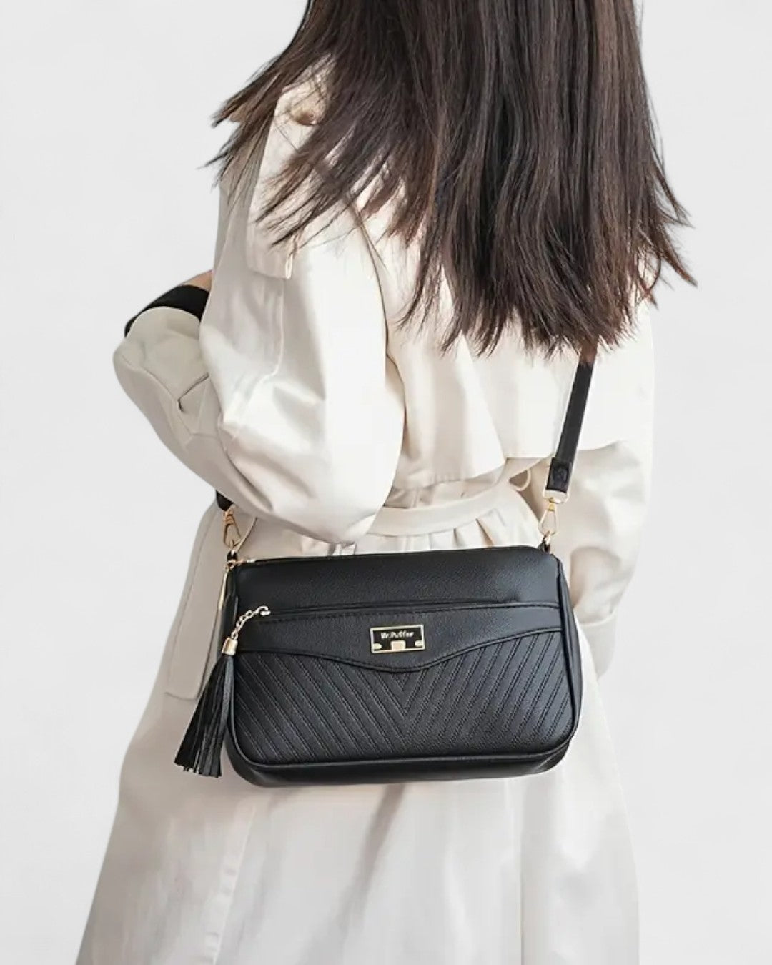 Sac cabas élégant à nœud amovible