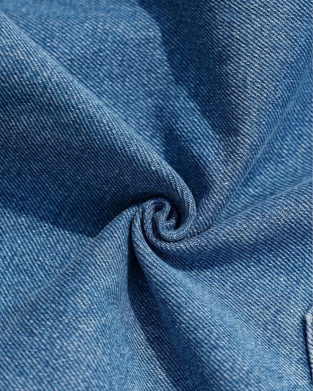 Short en jean droit coupe régulière