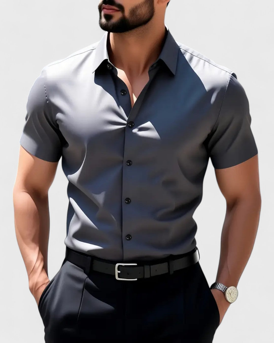 Chemise habillée manches courtes