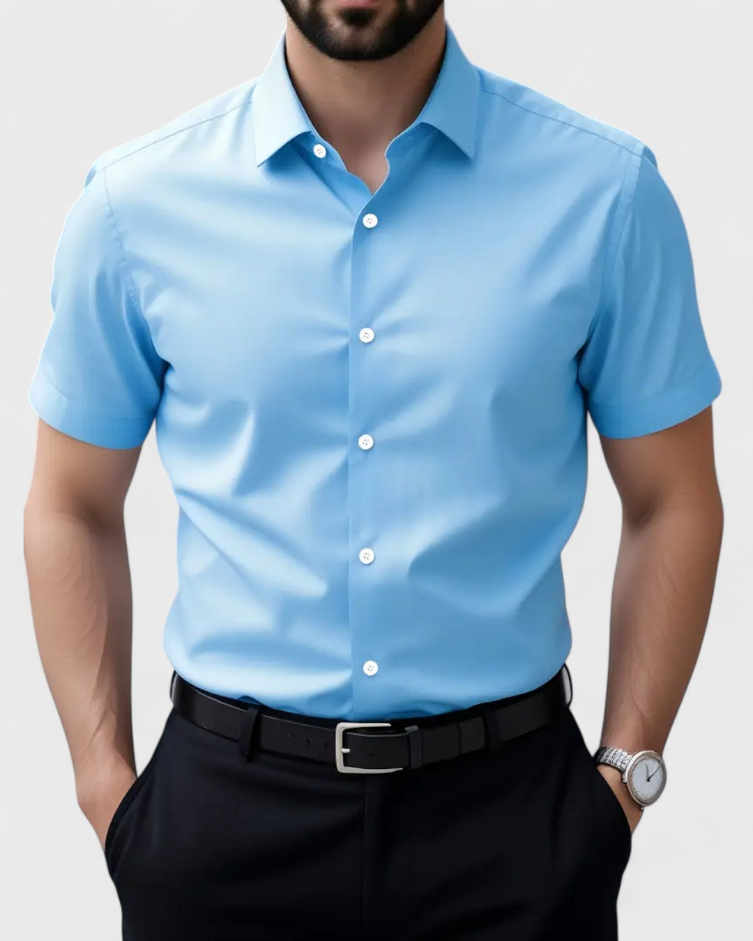 Chemise habillée manches courtes