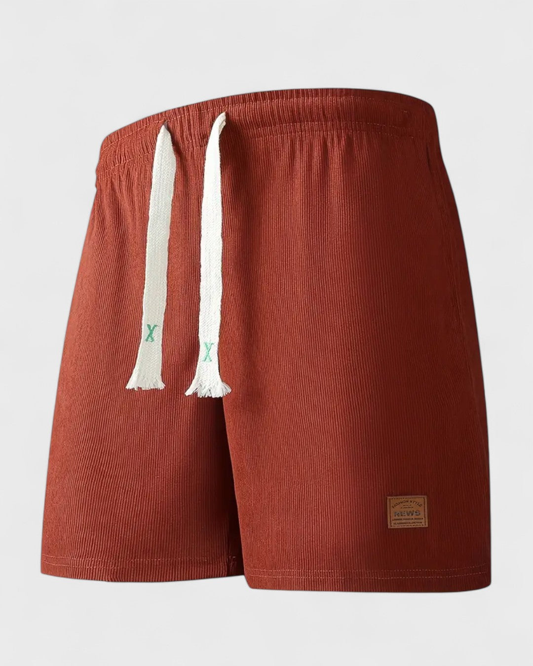 Short en jean droit mi-long