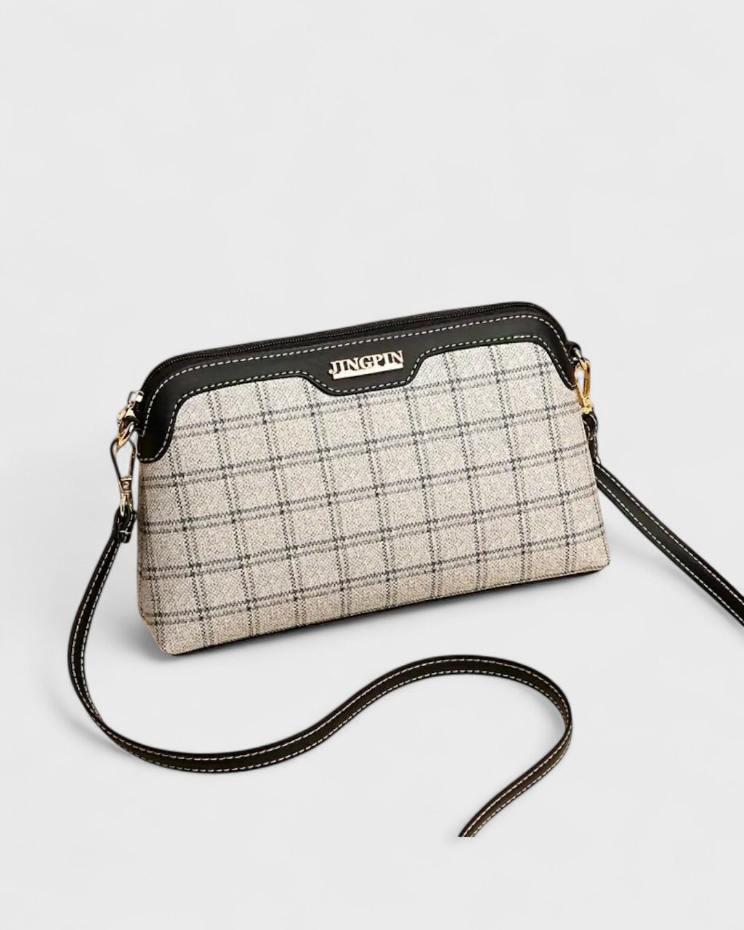 Sac bandoulière vintage à motifs géométriques et imprimés tissés