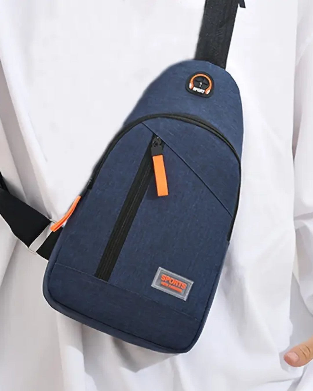 Sac bandoulière sport zippé
