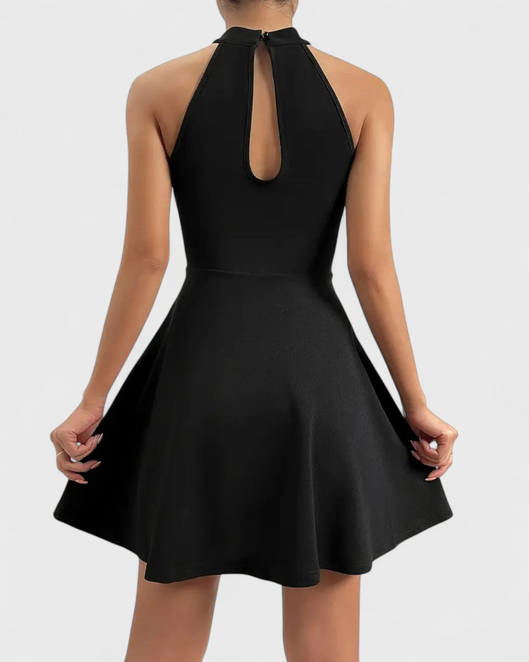 Robe patineuse dos nageur col montant