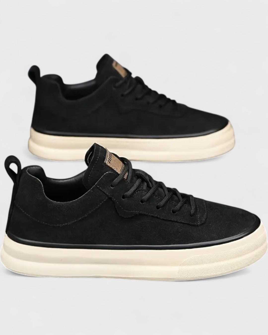 Baskets basses en suédine pour homme
