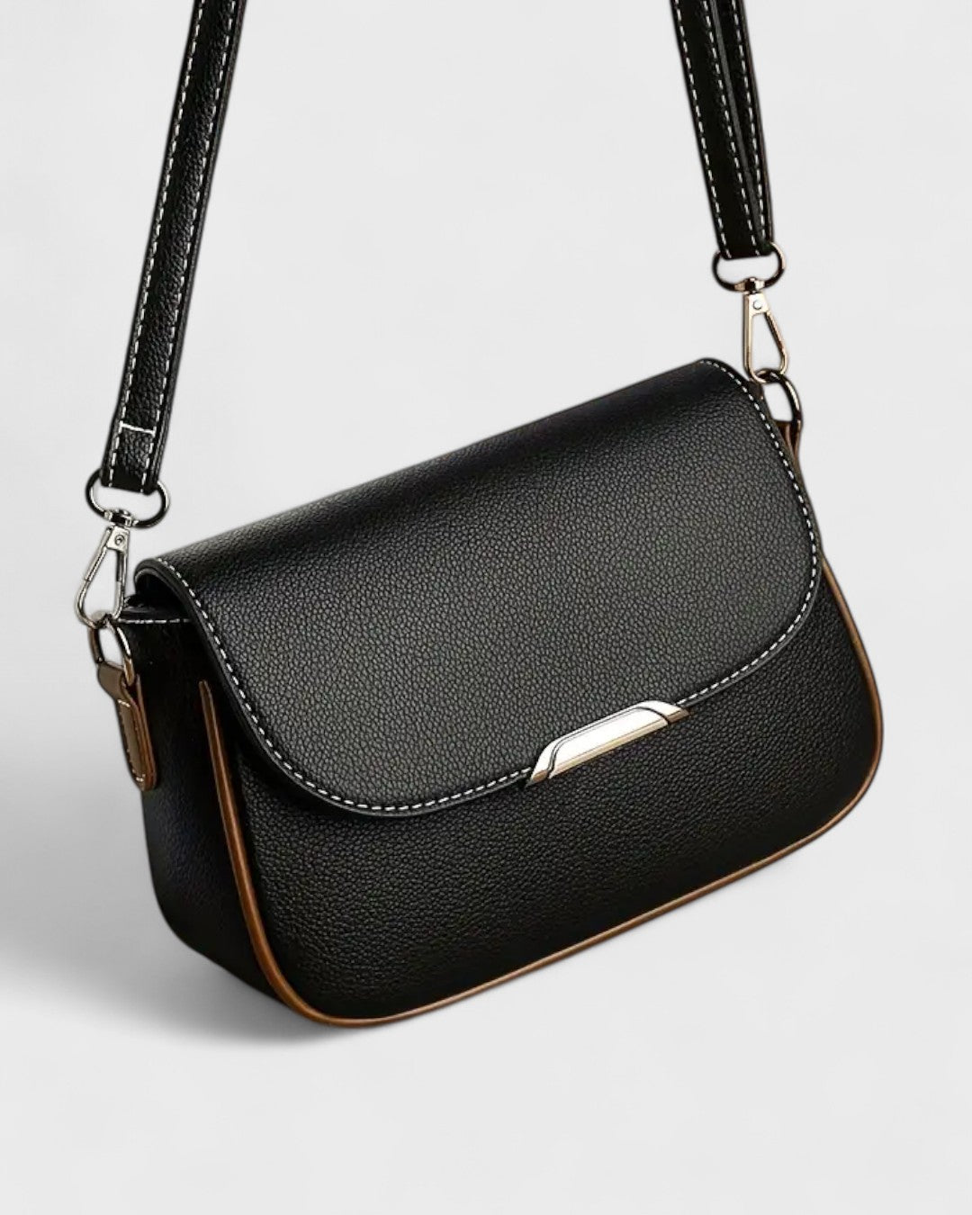 Mini sac bandoulière en cuir grainé