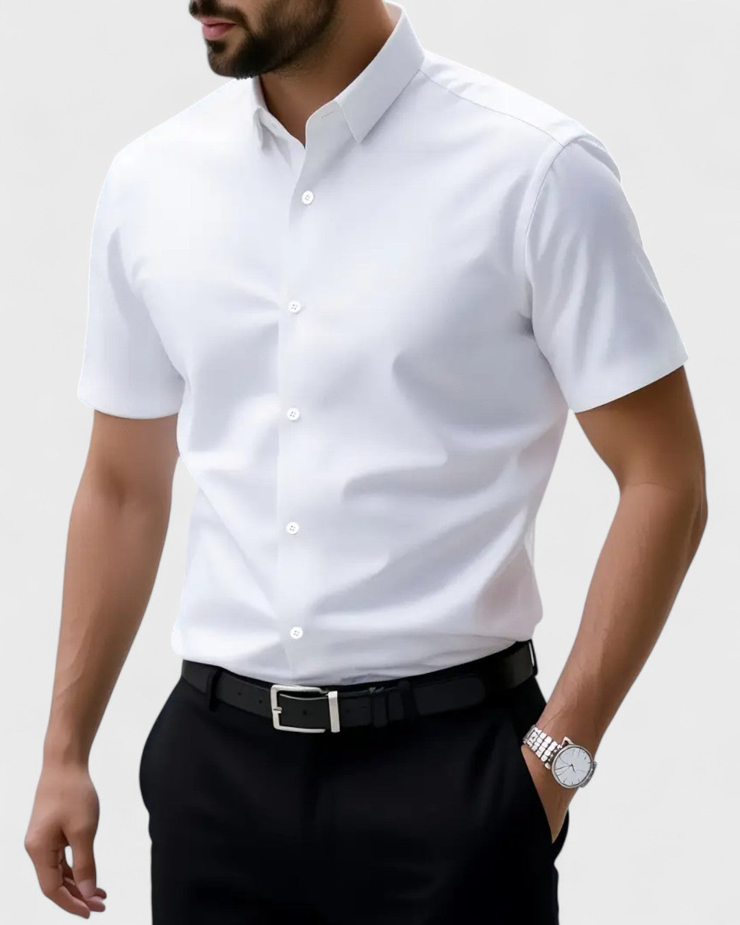 Chemise habillée manches courtes