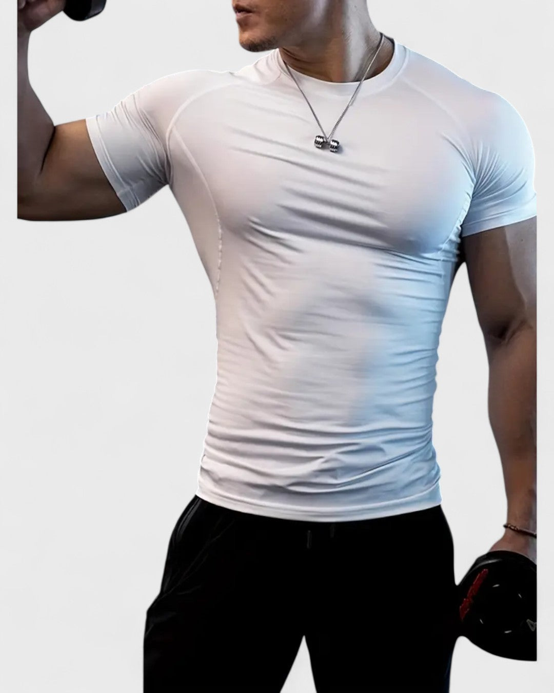 T-shirt de compression d'entraînement pour homme