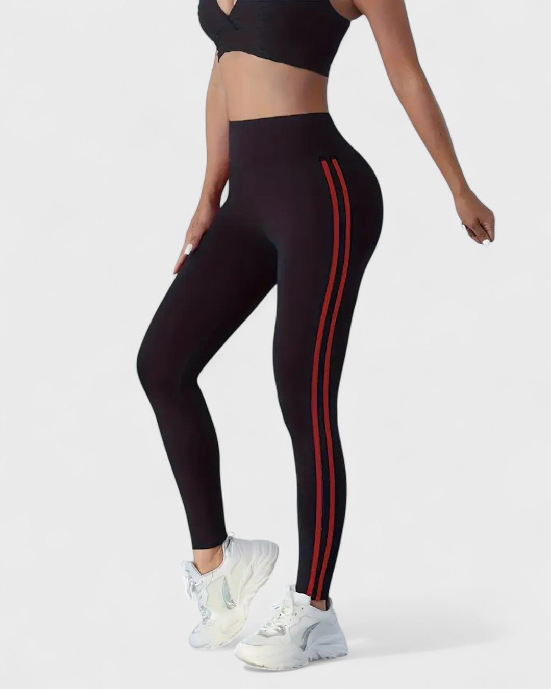 Leggings taille haute avec bandes