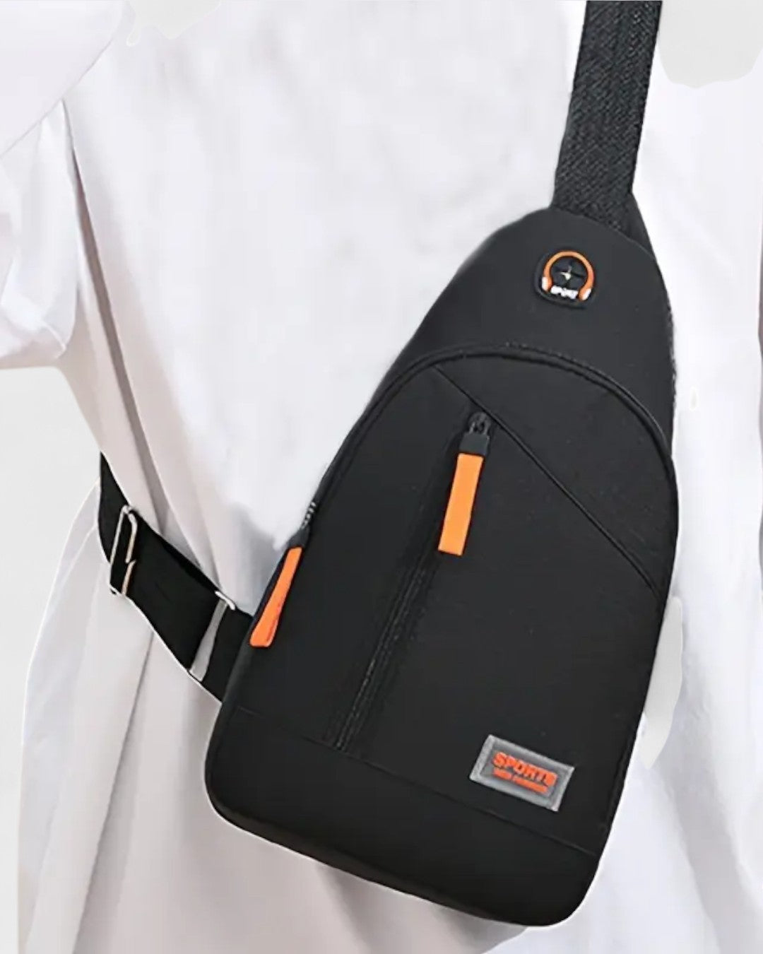 Sac bandoulière sport zippé