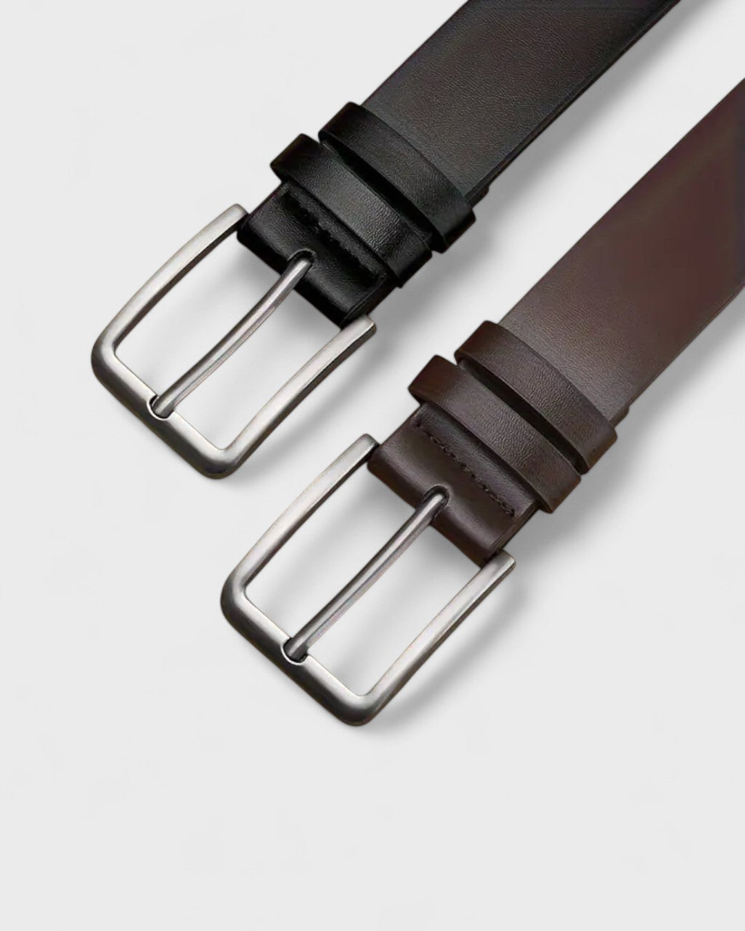 Arnaud | Ceinture en cuir véritable avec boucle carrée