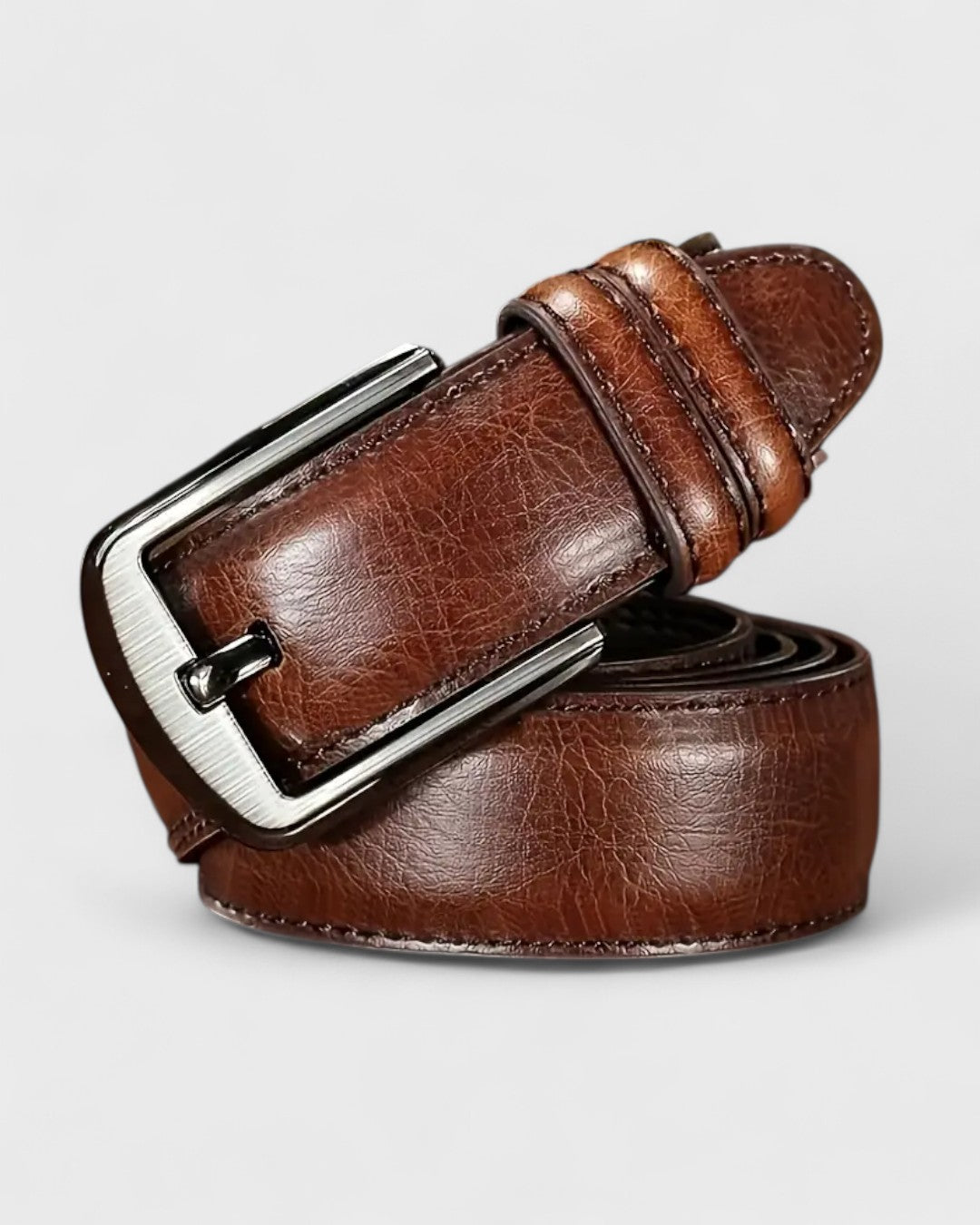 Ceinture en cuir de vachette pleine fleur