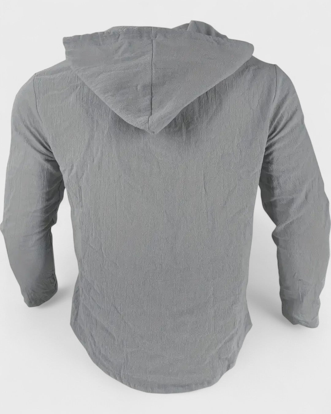Chemise légère à capuche pour homme