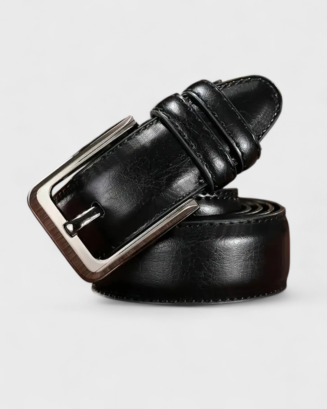 Ceinture en cuir de vachette pleine fleur