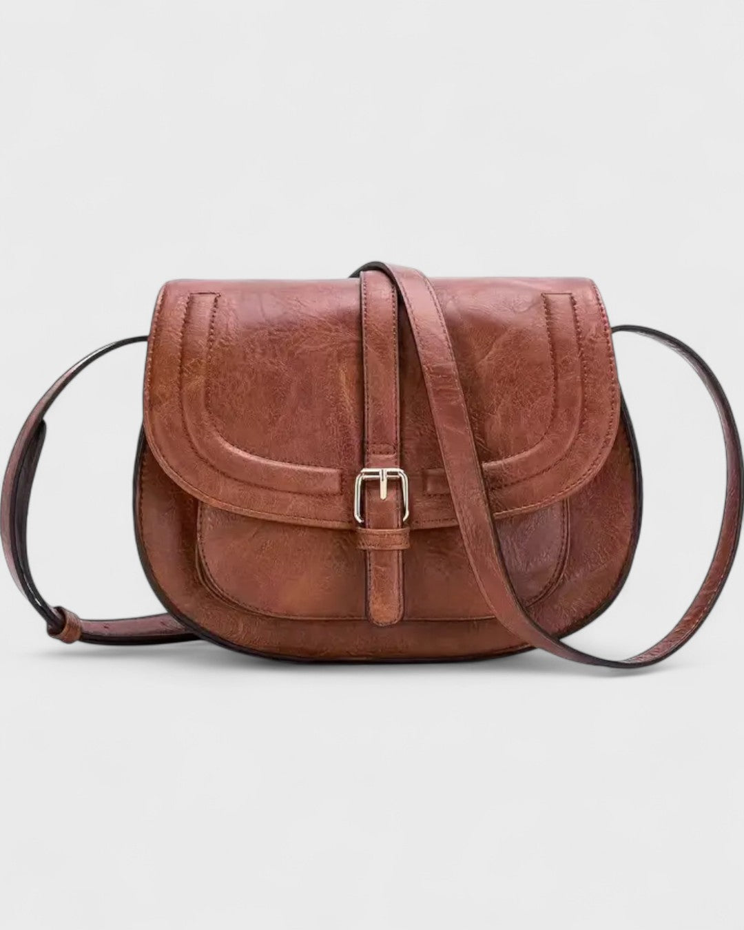 Sac bandoulière demi-lune en similicuir