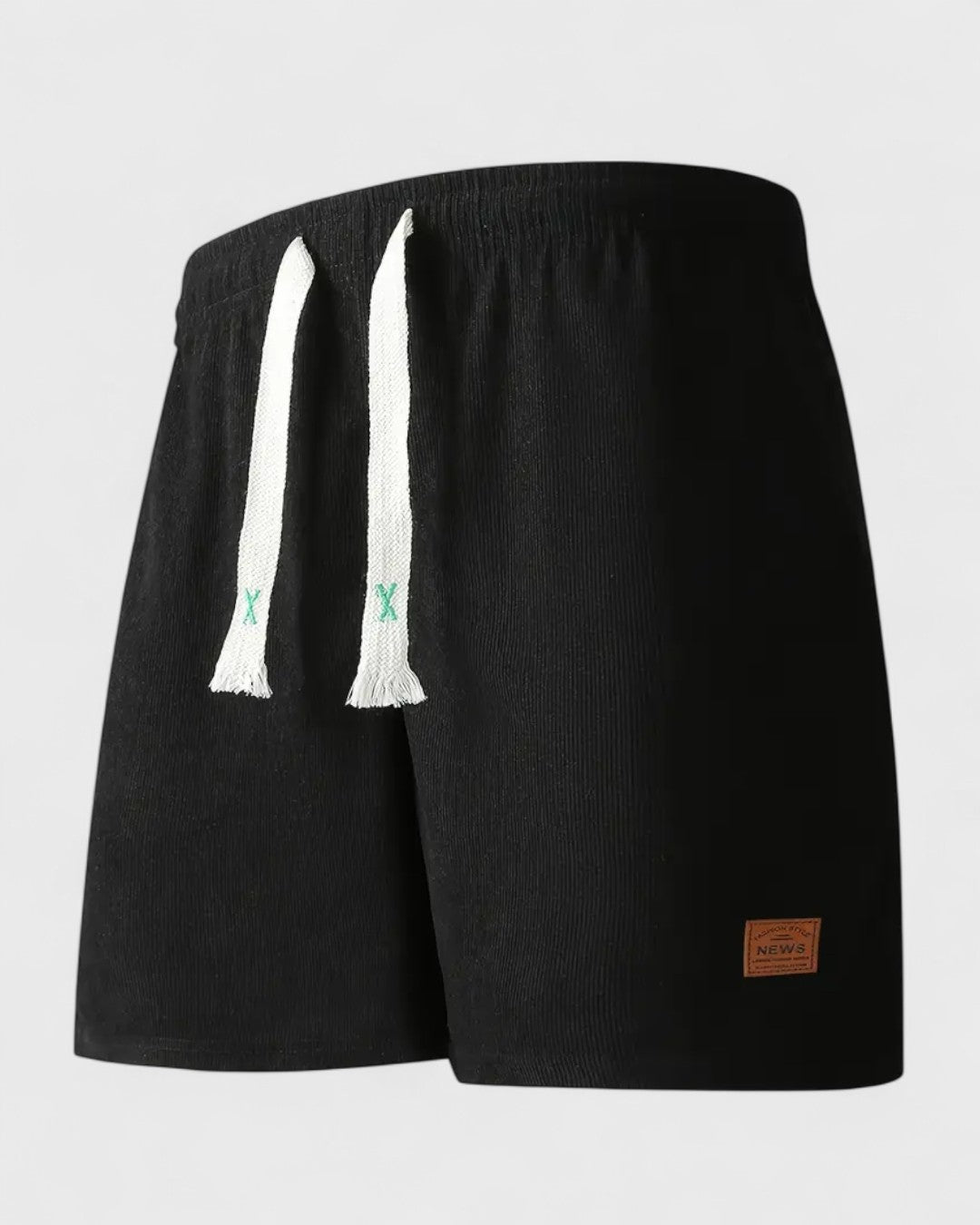 Short en jean droit mi-long