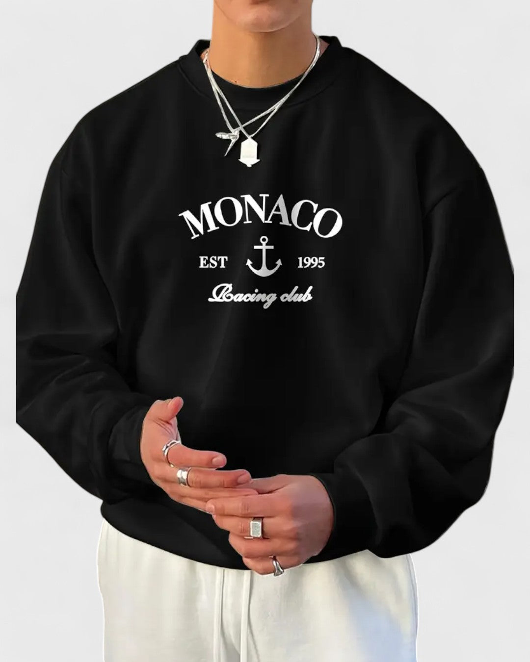 Sweat-shirt en maille Monaco
