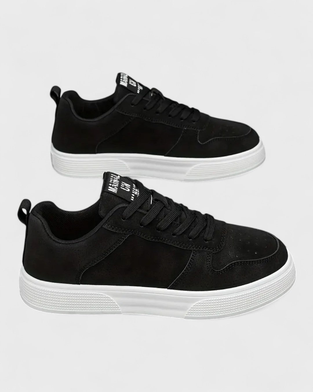 Baskets basses homme en suédine