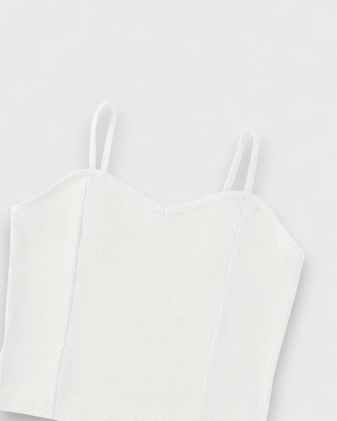 Sweat cropped en maille contrastée