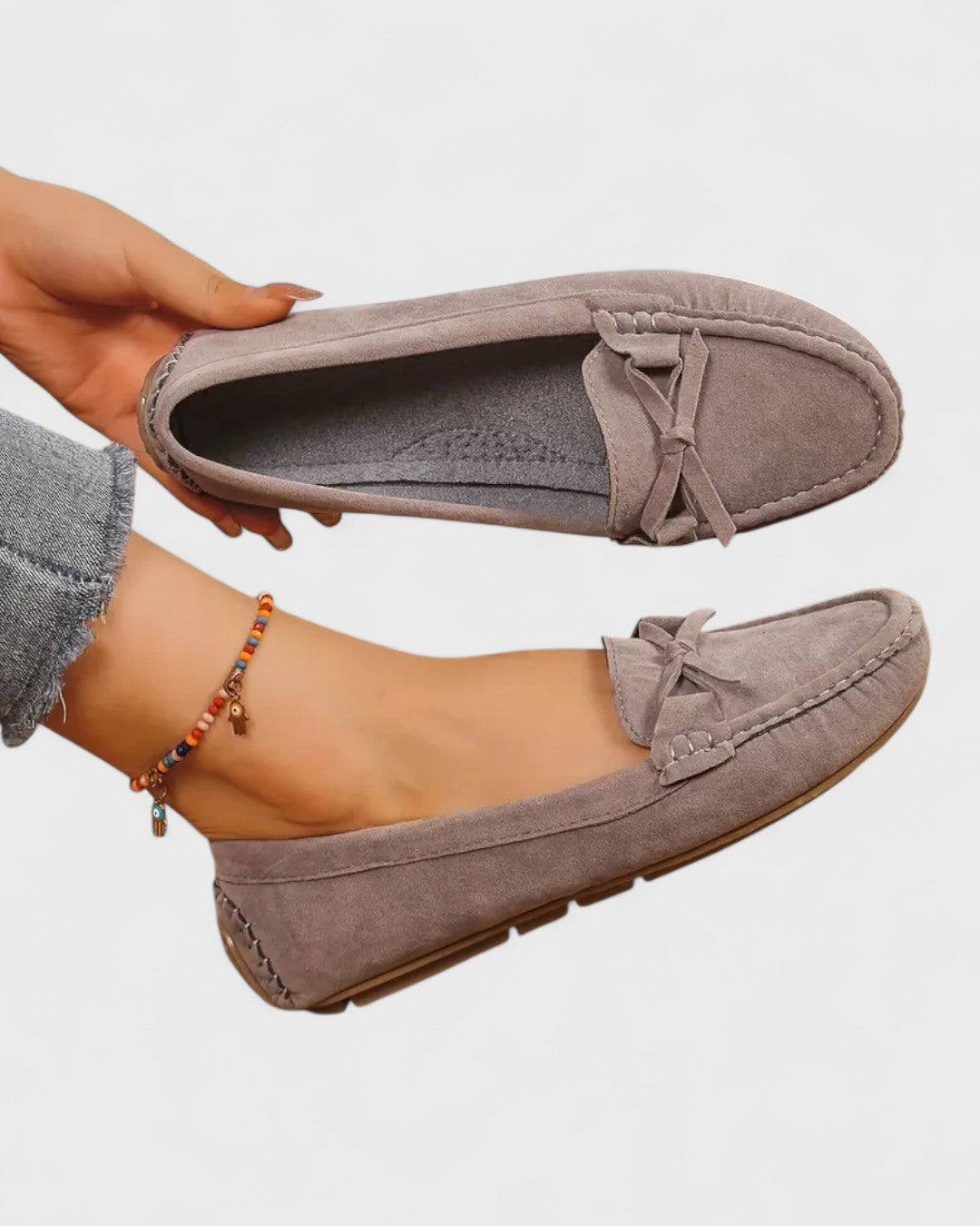 Mocassins avec nœud