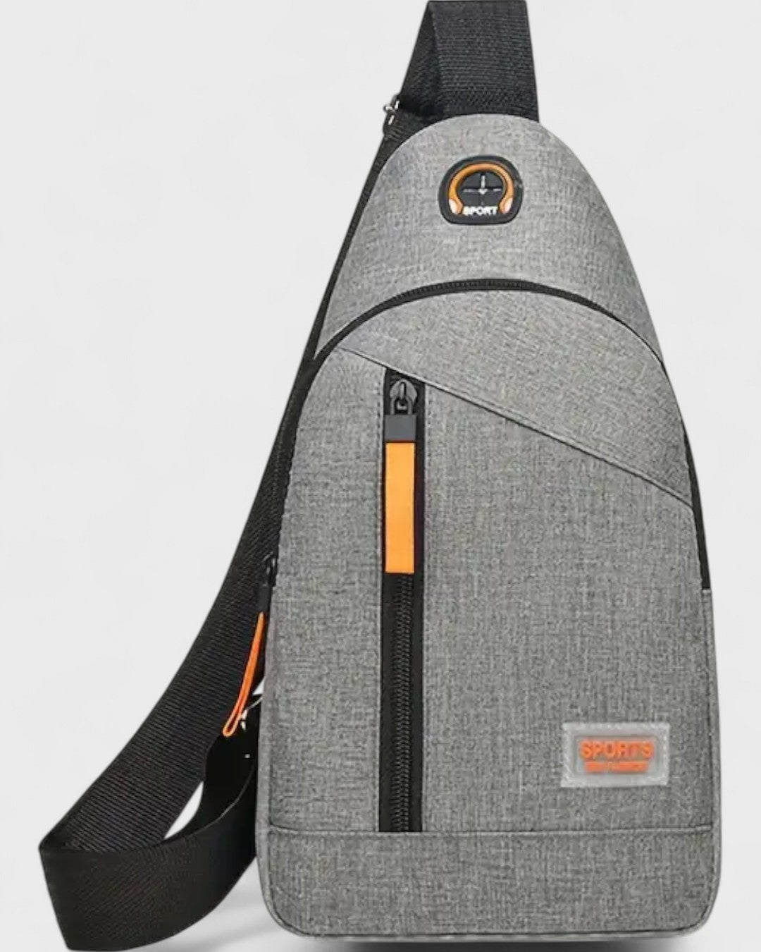 Sac bandoulière sport zippé