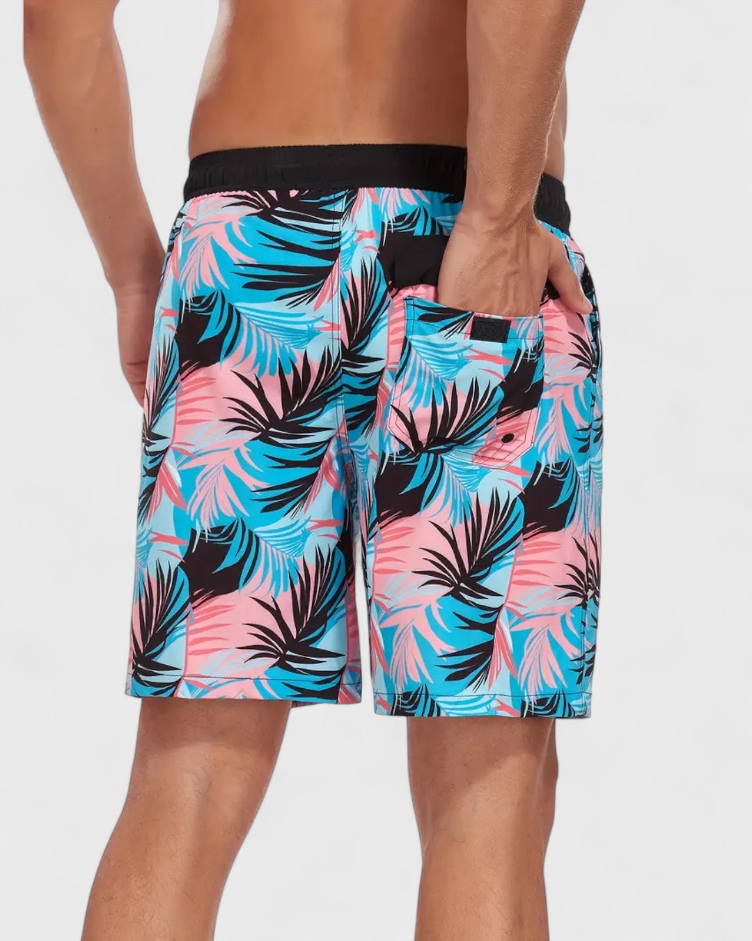 Short hawaïen avec flamants roses