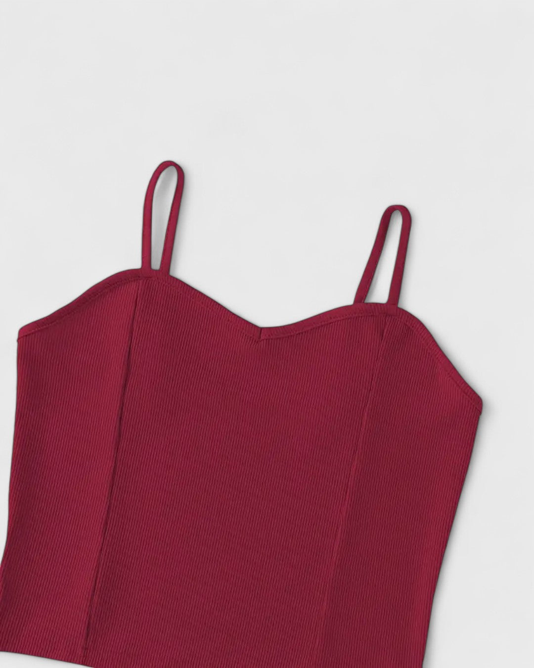 Sweat cropped en maille contrastée