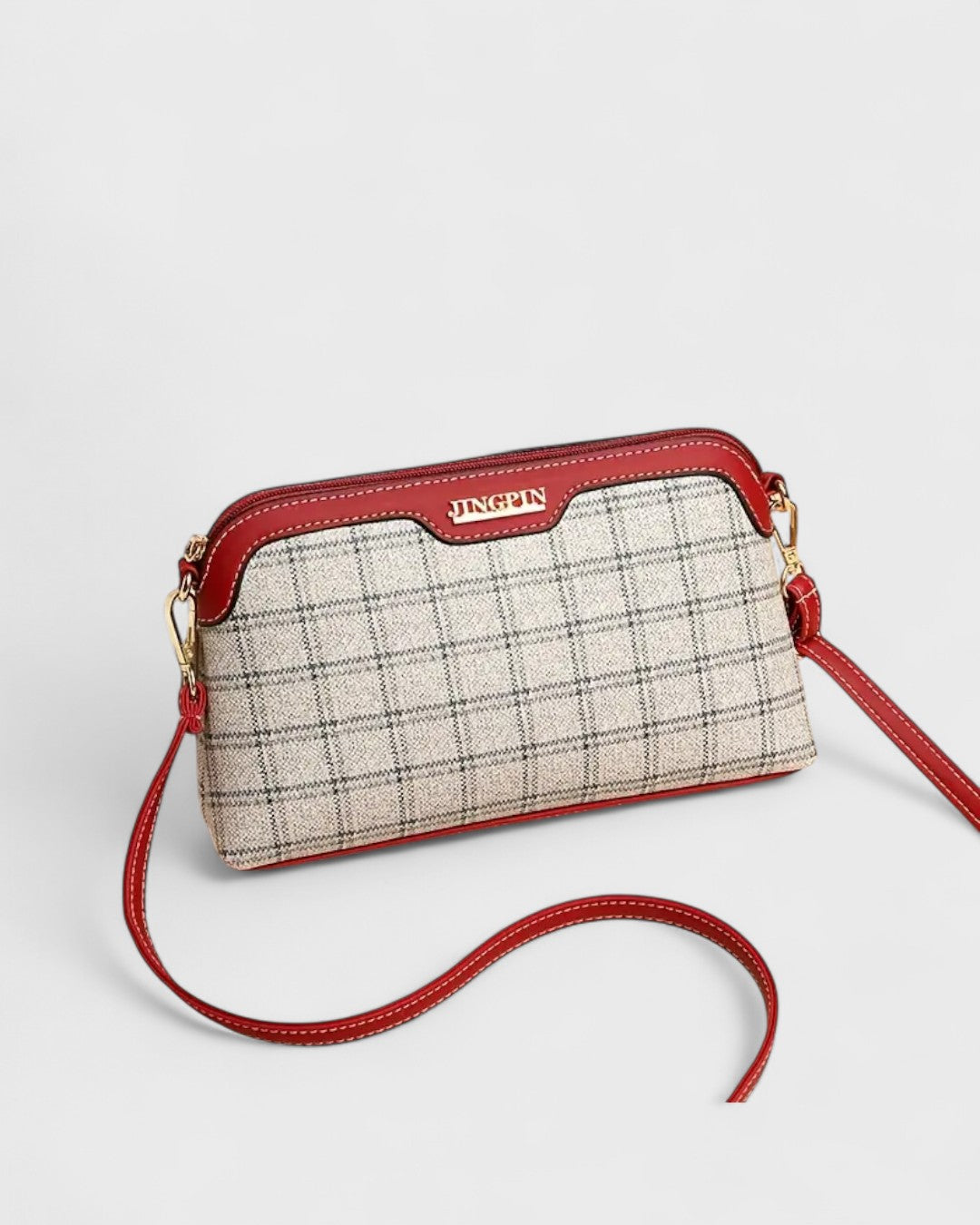 Sac bandoulière vintage à motifs géométriques et imprimés tissés