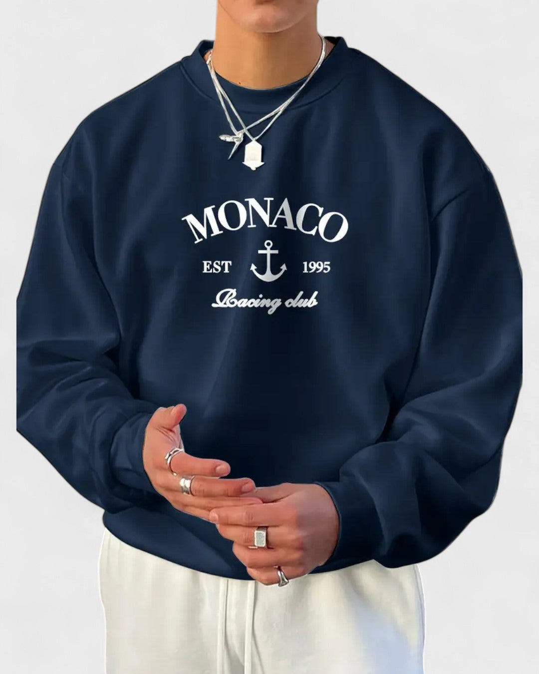 Sweat-shirt en maille Monaco