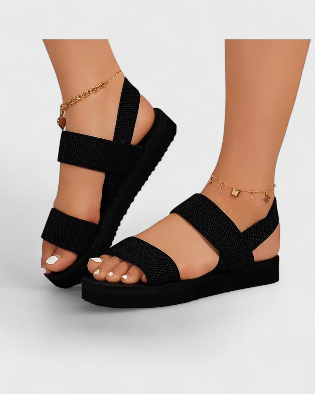 Sandales d'été avec brides élastiques