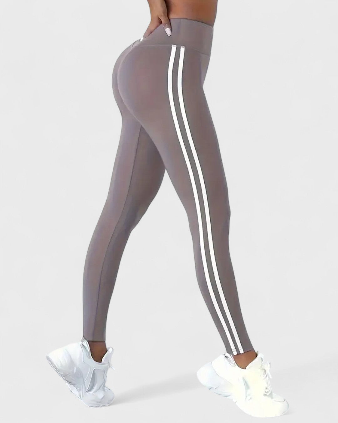 Leggings taille haute avec bandes