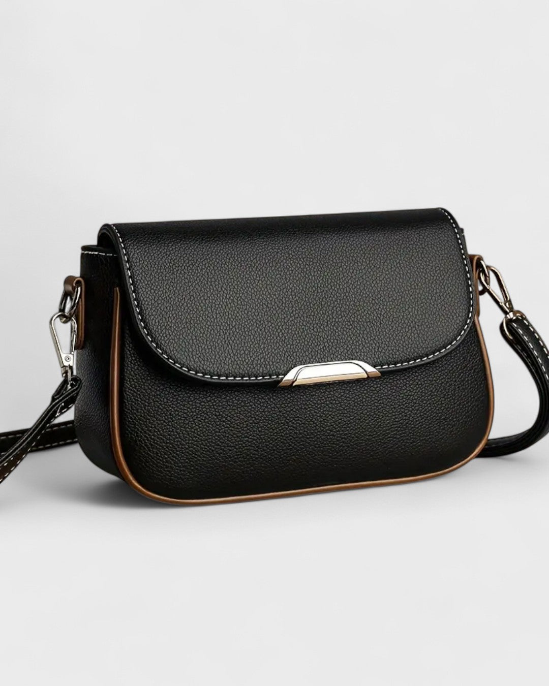 Mini sac bandoulière en cuir grainé