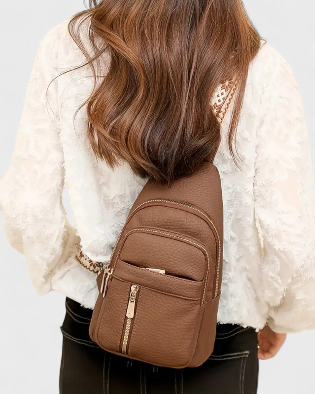 Sac bandoulière bohème compact multipoches