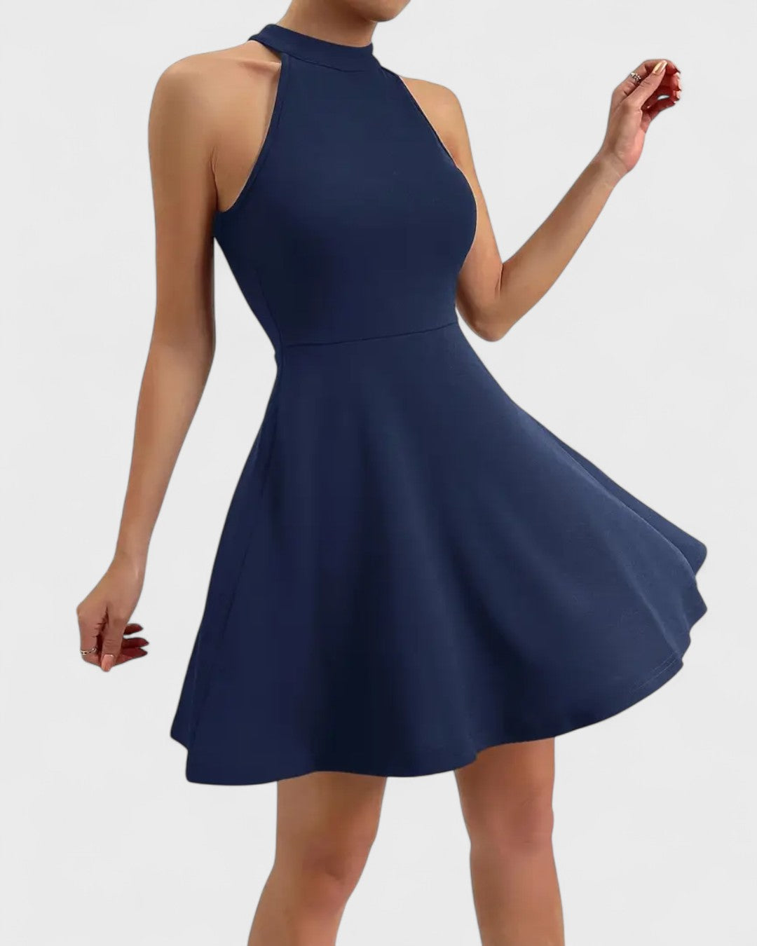 Robe patineuse dos nageur col montant