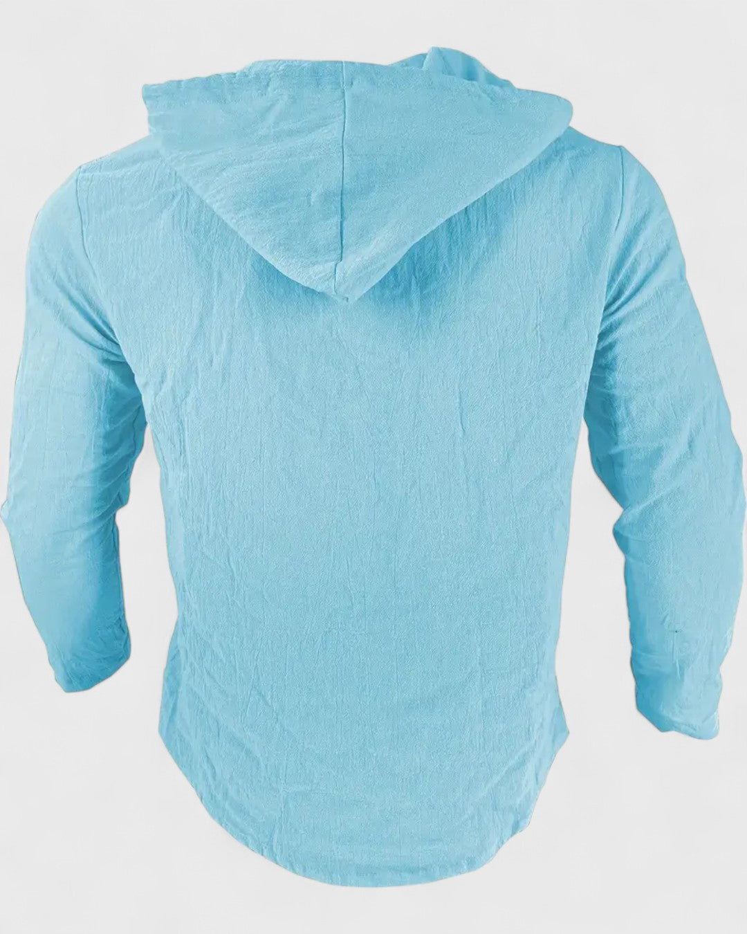 Chemise légère à capuche pour homme