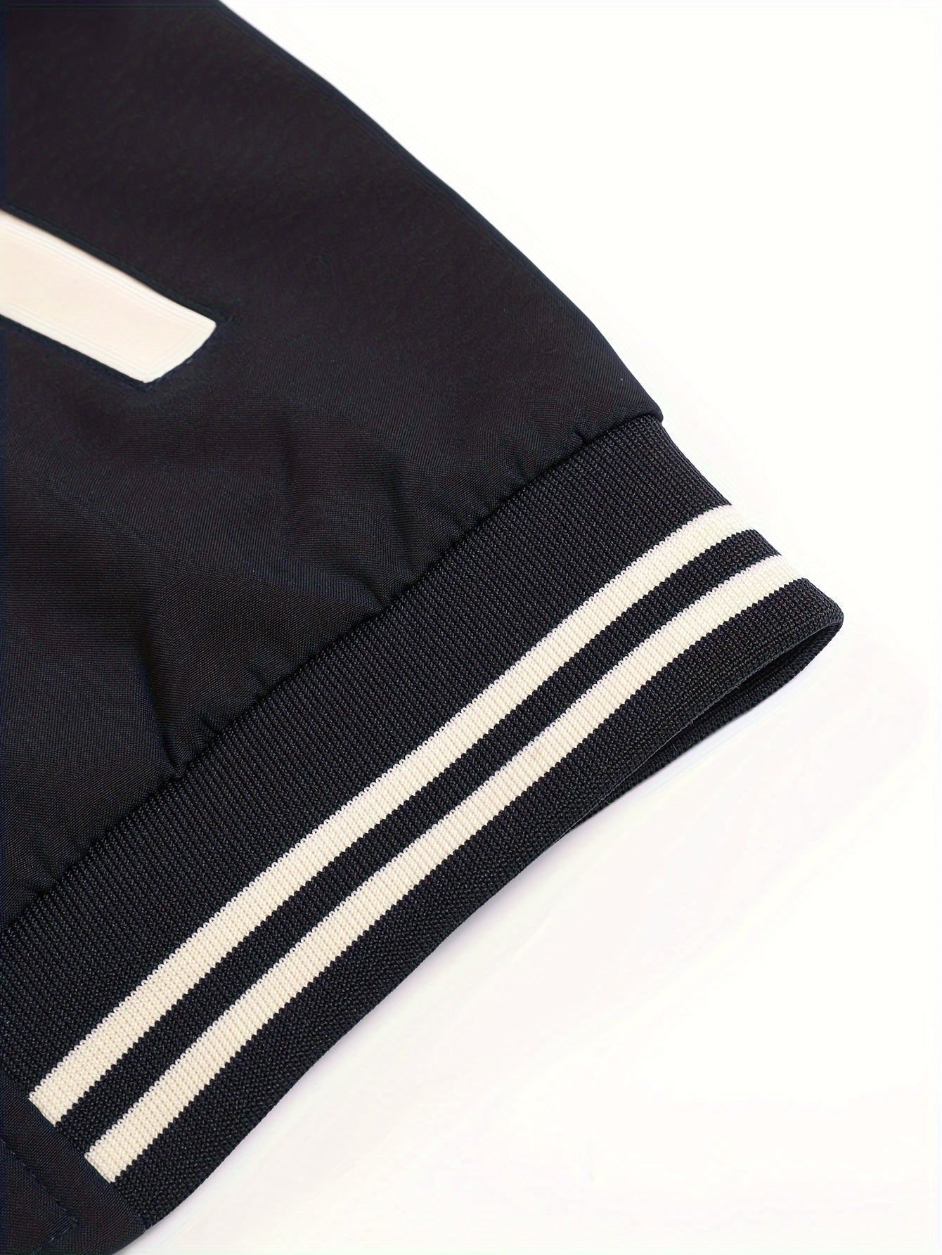 Veste de Baseball Zippée Color Block pour Hommes