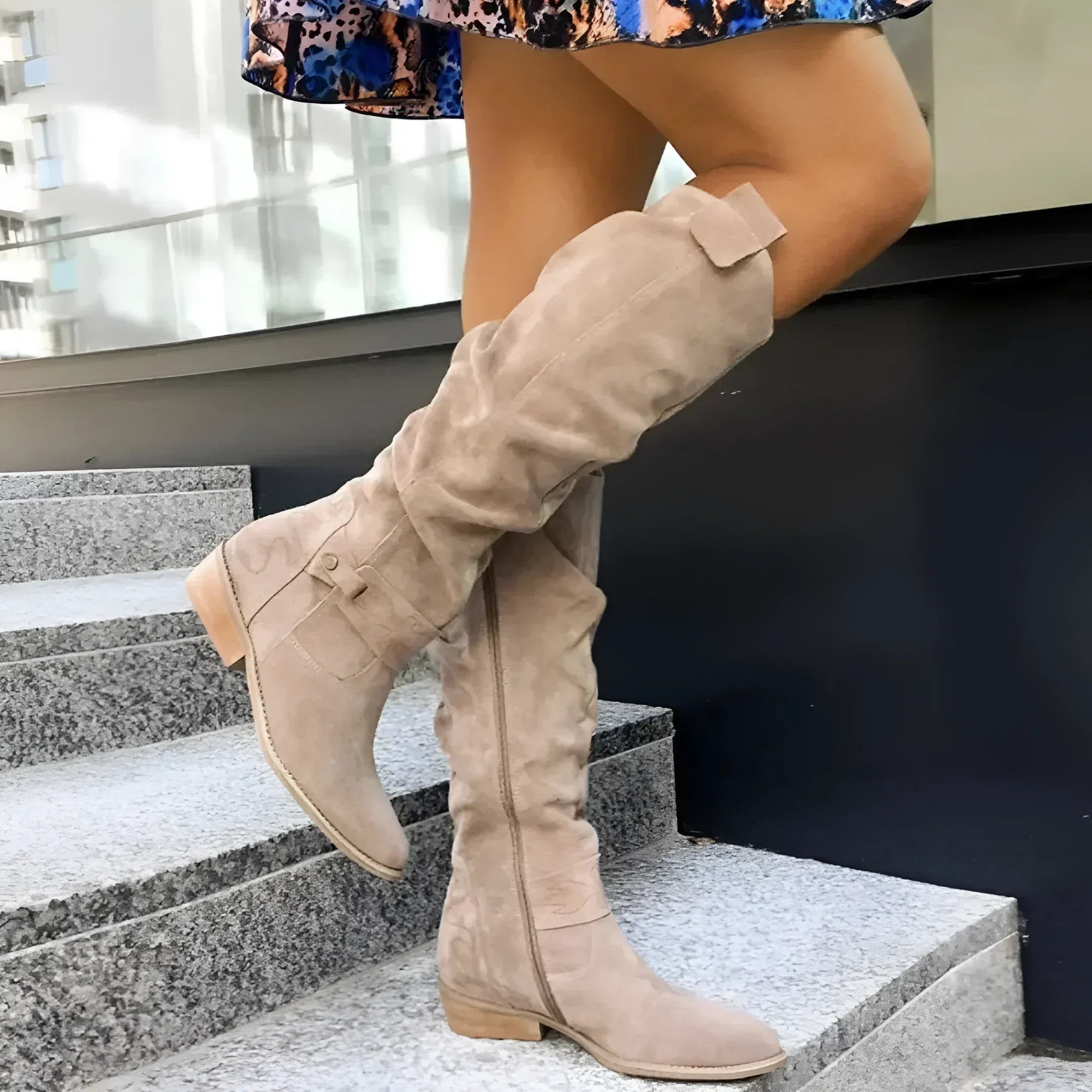 Bottes à Genouillères Élégantes pour Femmes