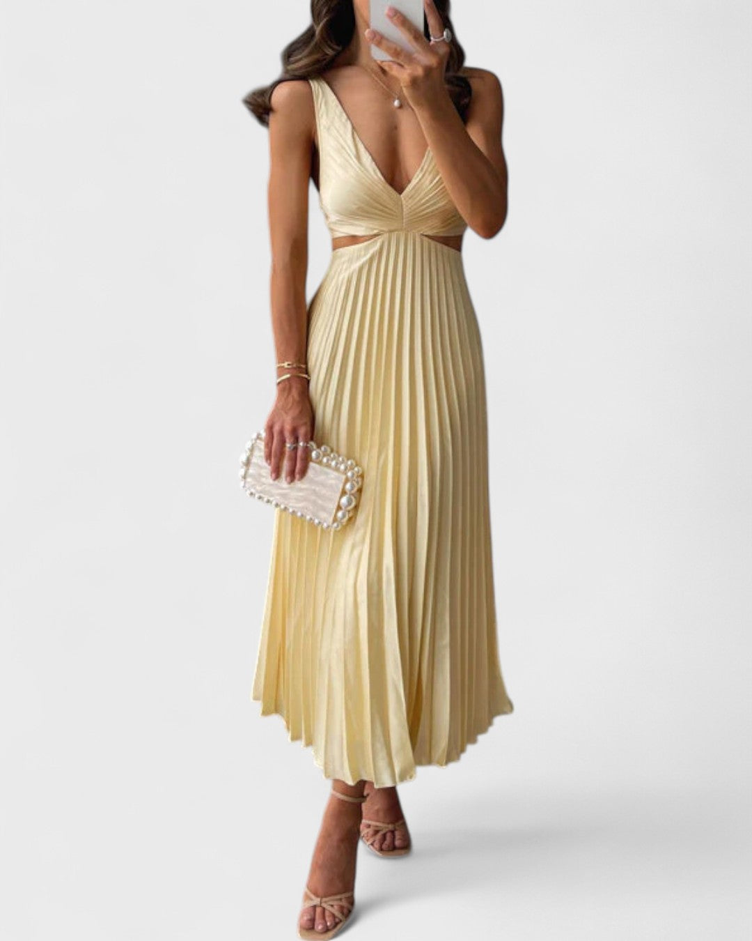 Elsa | Robe plissée élégante