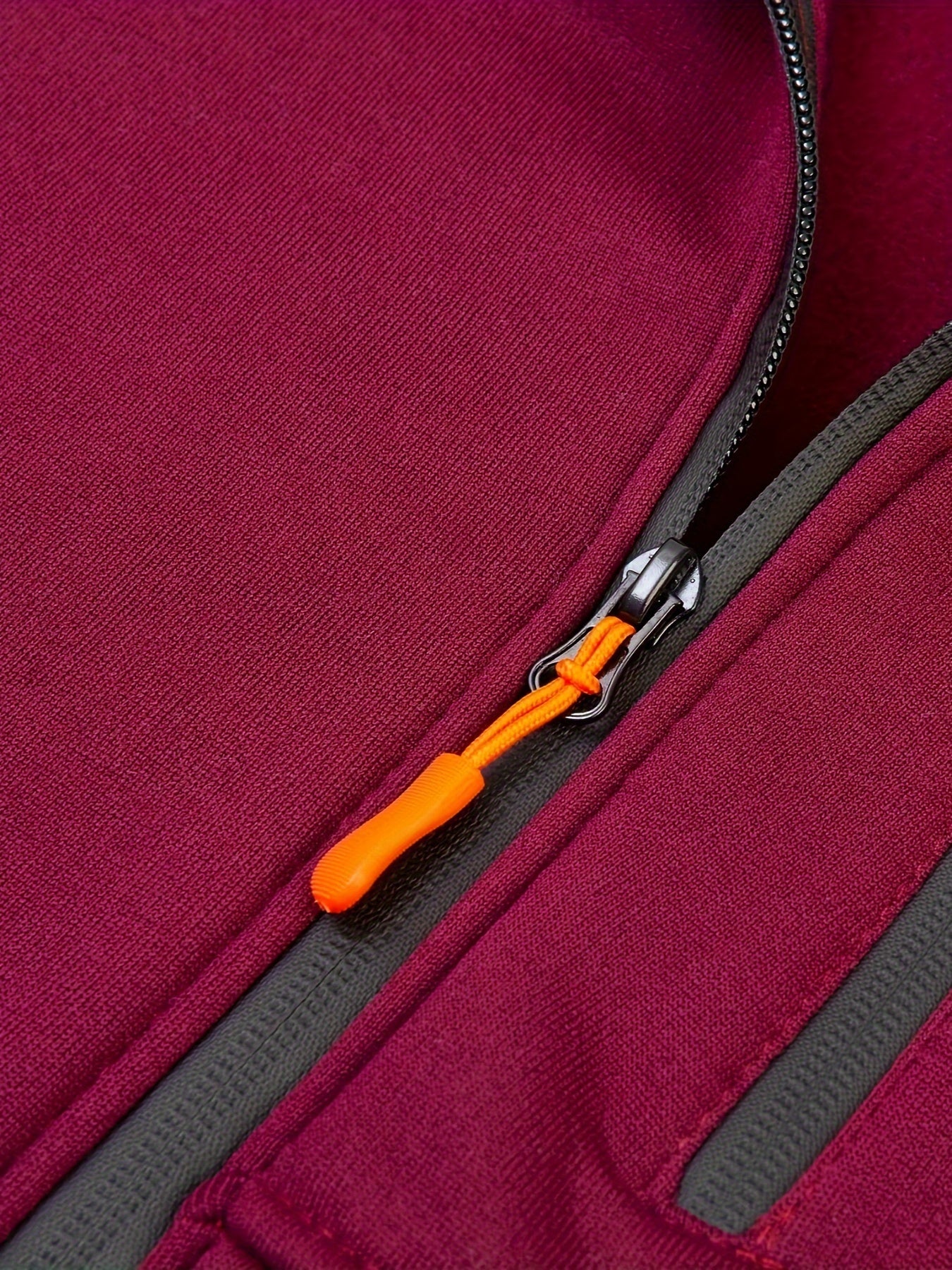 Veste à Fermeture Éclair et Capuche Décontractée pour Hommes