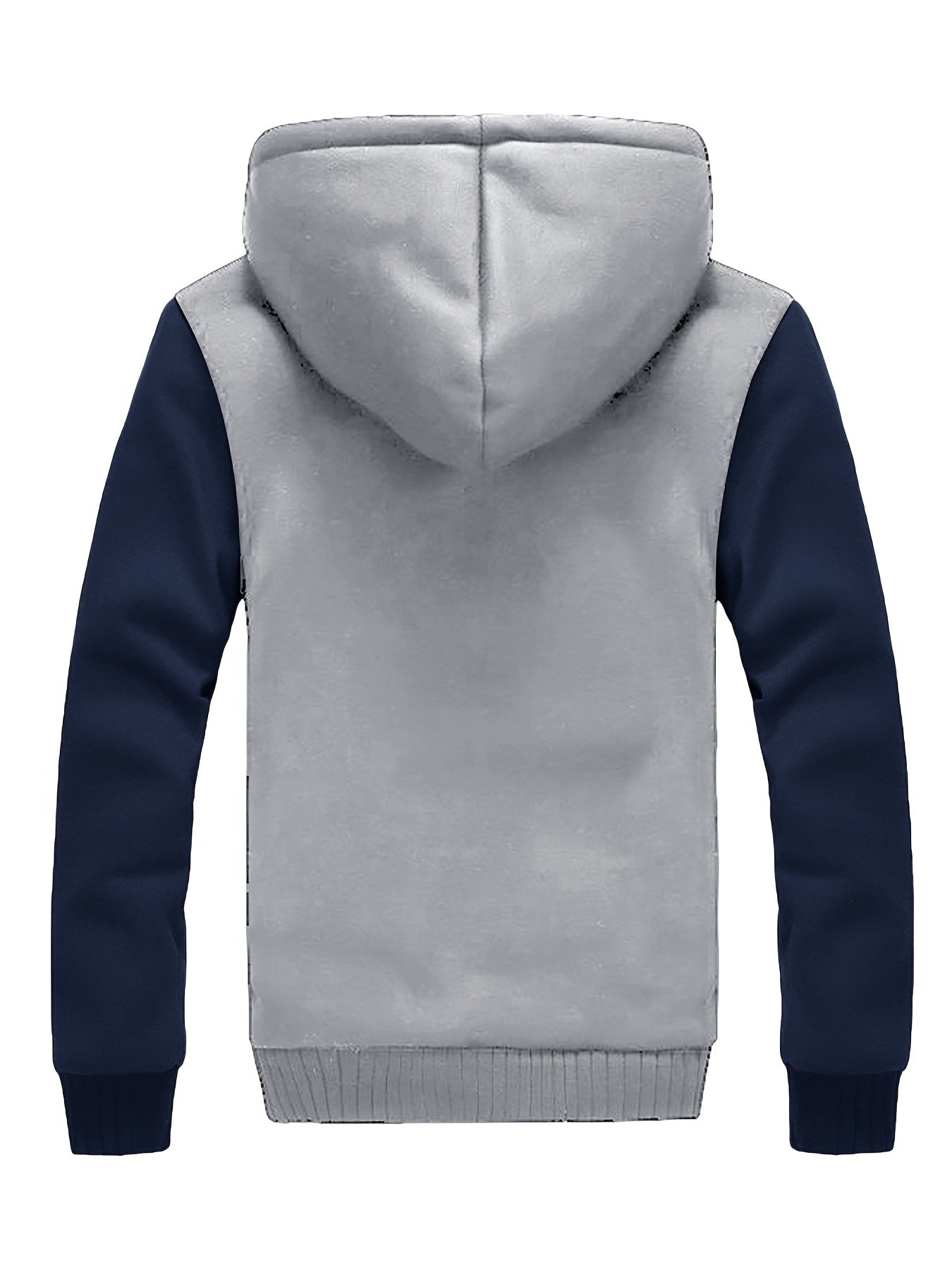 Veste Polaire Chaude à Capuche Décontractée pour Hommes