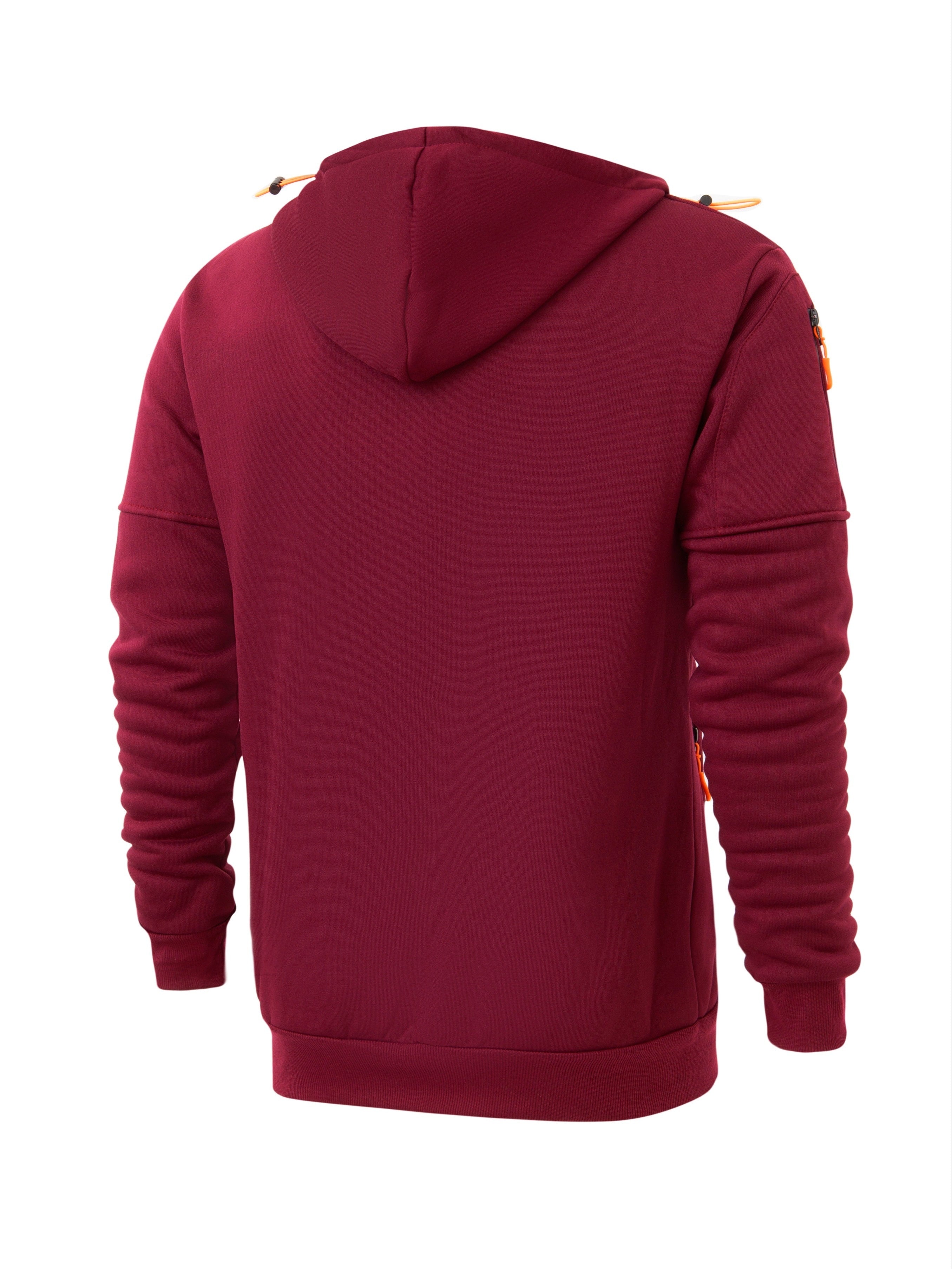 Veste à Fermeture Éclair et Capuche Décontractée pour Hommes
