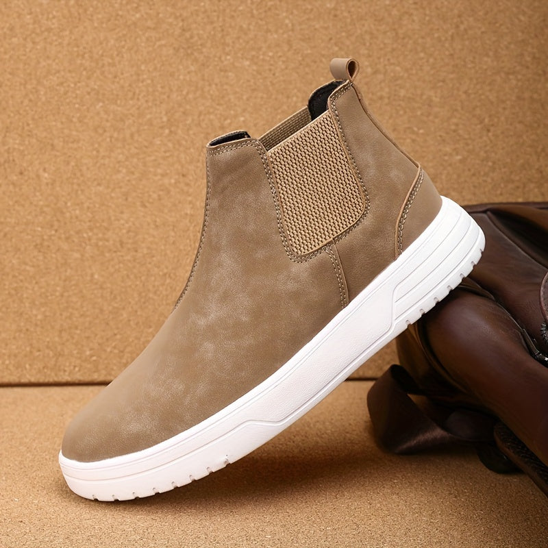 Bottes Chelsea Vintage avec Bande Élastique