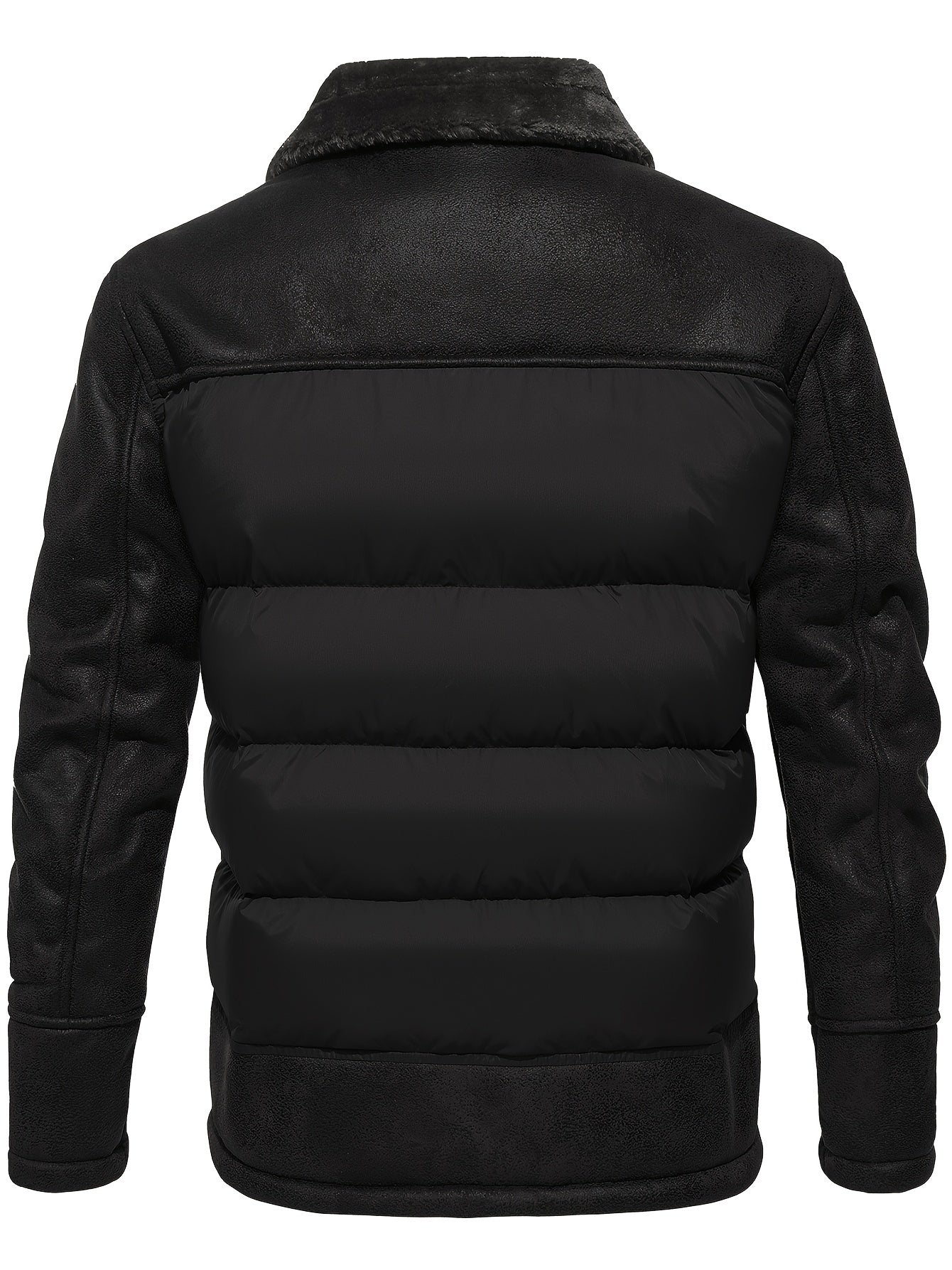 Veste d'Hiver Chaude en Polaire avec Poches pour Hommes